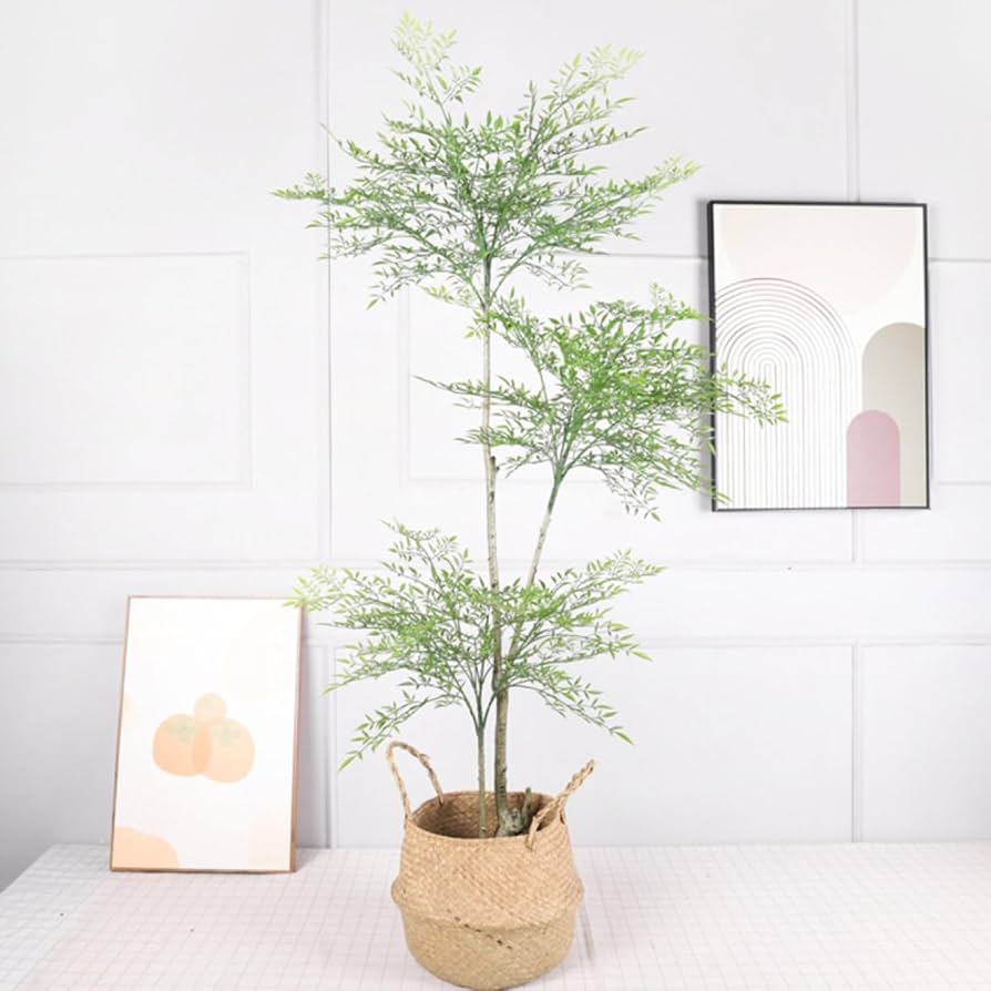 Amazon｜HGJH 人工観葉植物 大型 フェイクグリーン 目隠し